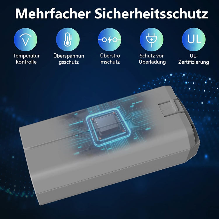 DJI Mini 4K/2/SE drónhoz 2400 mAh intelligens akkumulátor szett, 31 perc repülési idő - Image 5