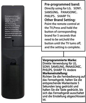 Samsung, LG, Sony TV-hez Univerzális Távirányító 3D, Netflix Gombokkal - Image 5