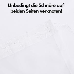Deconovo fehér fényáteresztő függöny nappalihoz, 260x140 cm, 2 db - Image 5