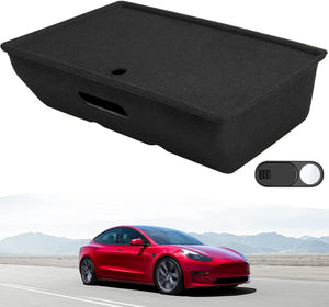 Tesla Model Y első ülés alatti tárolódoboz - rejtett rendszerező 2021-2023 modellekhez - Image 1