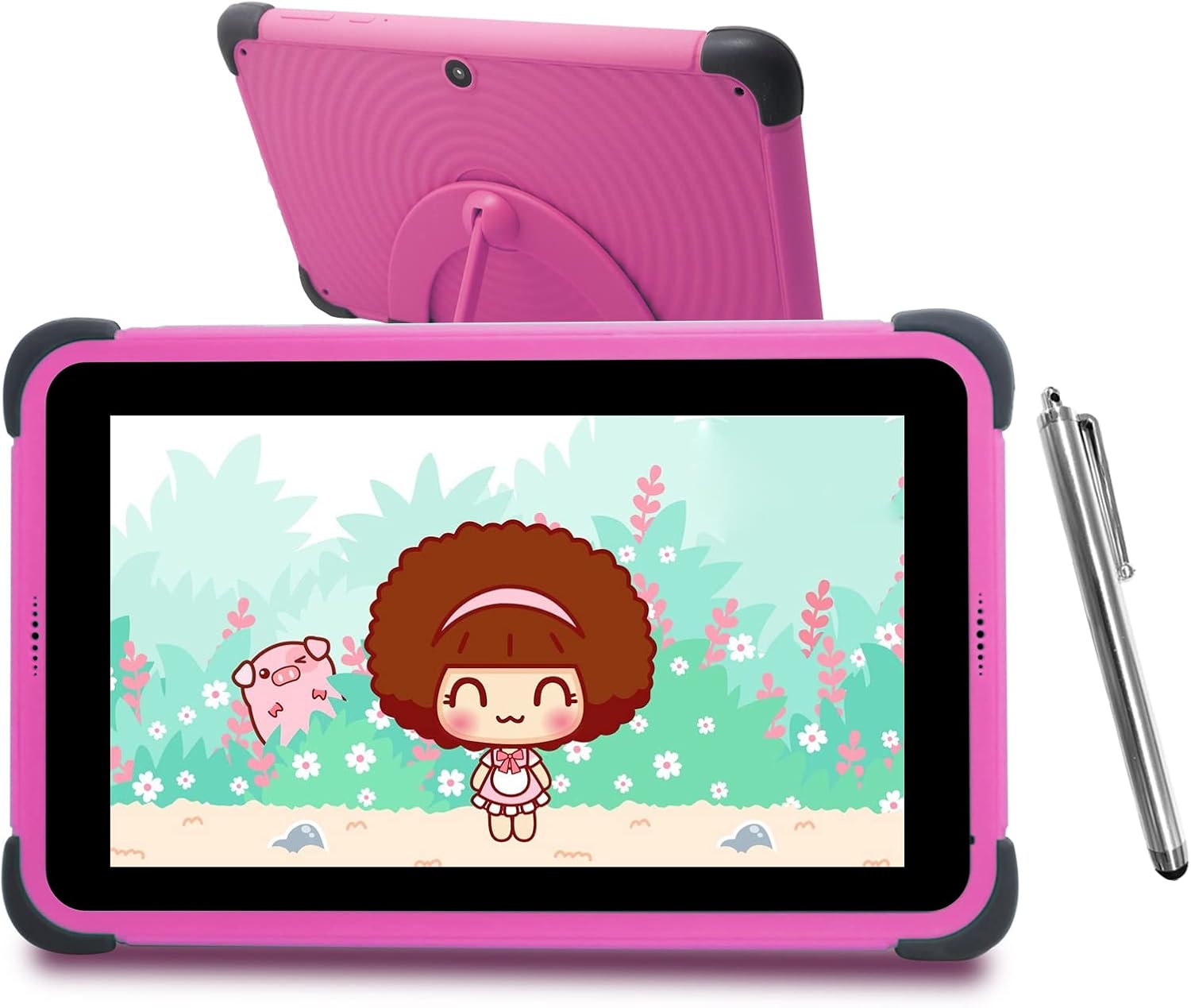 CWOWDEFU 8 Colos Rózsaszín Gyerektablet 32GB WiFi Android Szülői Felügyelettel - Image 1