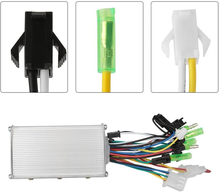 Elektromos Roller Vezérlő 36V/48V 350W - Kefenélküli Alumínium Kerékpár Kiegészítő - Image 4