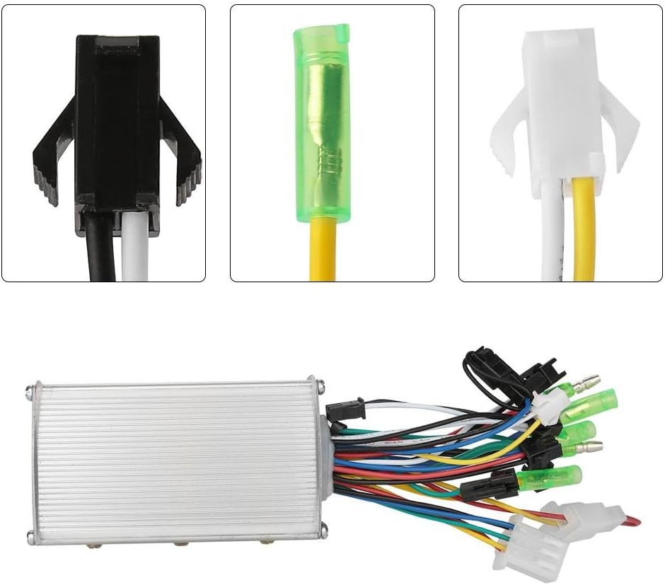 Elektromos Roller Vezérlő 36V/48V 350W - Kefenélküli Alumínium Kerékpár Kiegészítő - Image 4