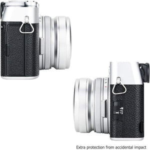 Fujifilm X100 sorozathoz JJC fém napellenző és adaptergyűrű - Ezüst - Image 7