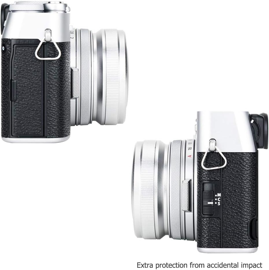 Fujifilm X100 sorozathoz JJC fém napellenző és adaptergyűrű - Ezüst - Image 7