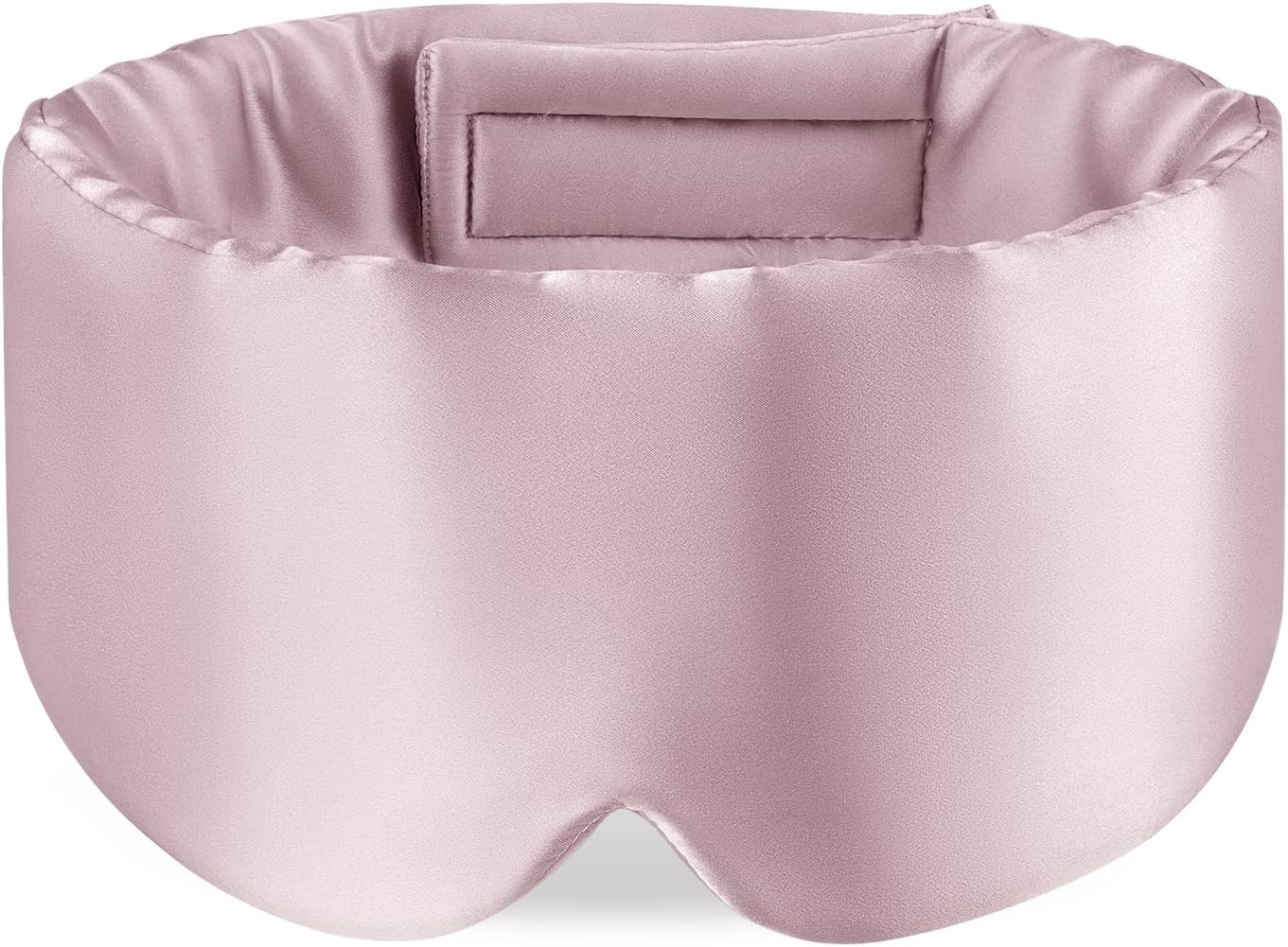 OLESILK Rózsaszín Selyem  Natural Alvómaszk Állítható Pánttal - Luxus Szemtakaró Utazáshoz - Image 1