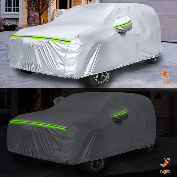 Skoda Kodiaq autótakaró ponyva - vízálló, légáteresztő, ezüst, 2016-2023 modellekhez - Image 7