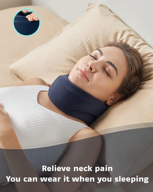 BLABOK Nyaki Támasz - Puha Habos Nyakrögzítő Alváshoz, Fájdalomcsillapításra, Férfiaknak és Nőknek, S méret - Image 5