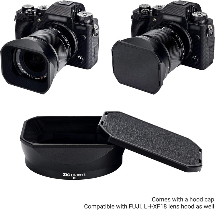 Fujifilm XF18mm F1.4 objektívhez JJC fém napellenző lencsevédővel - Image 6