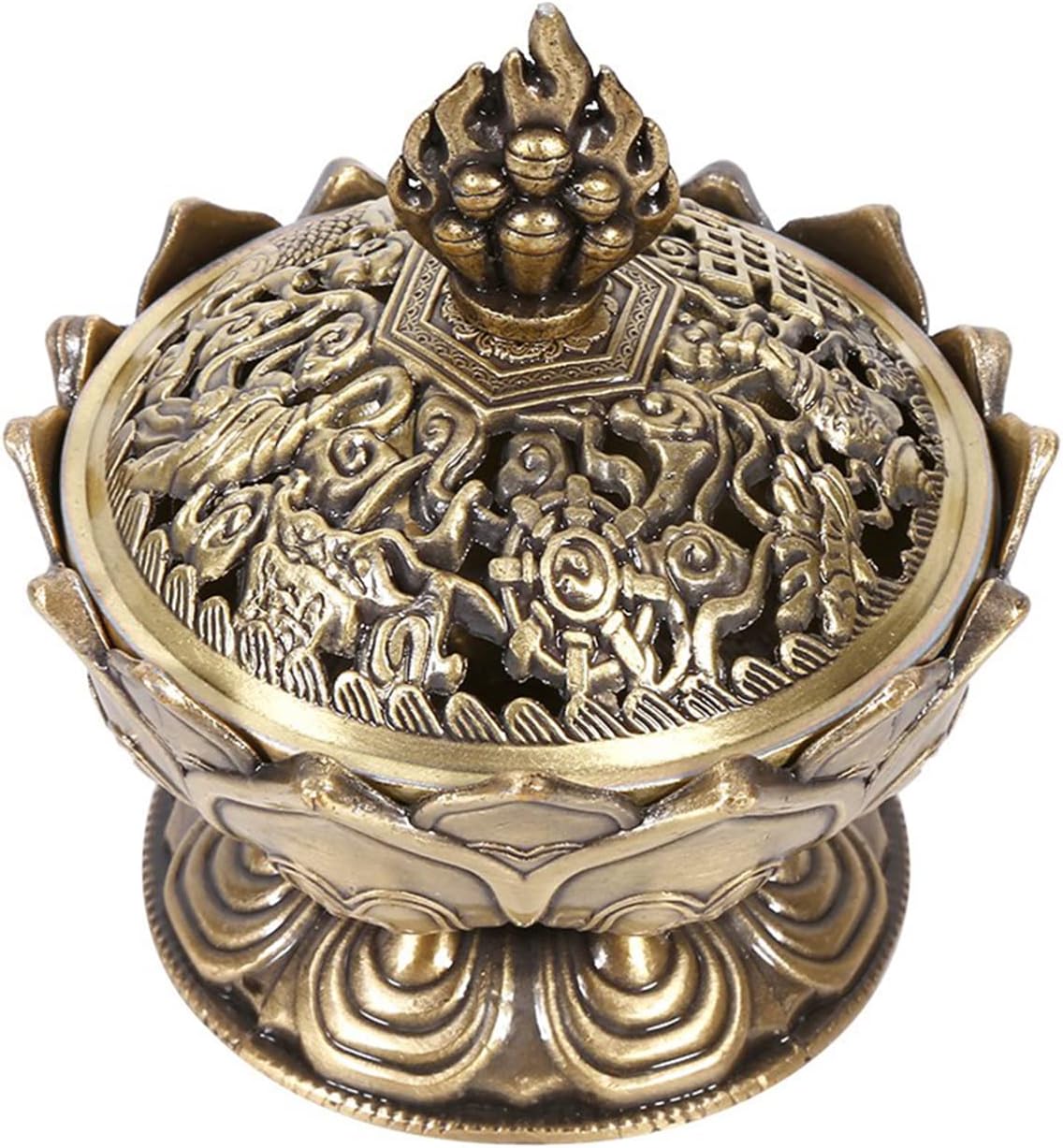 Vintage bronz füstölőégető bronz színű - Image 7
