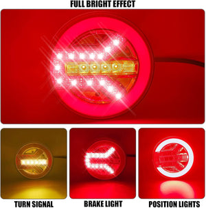 AOJO LED hátsó lámpa 12V/24V, E-jelzéssel, vízálló, univerzális - Image 4