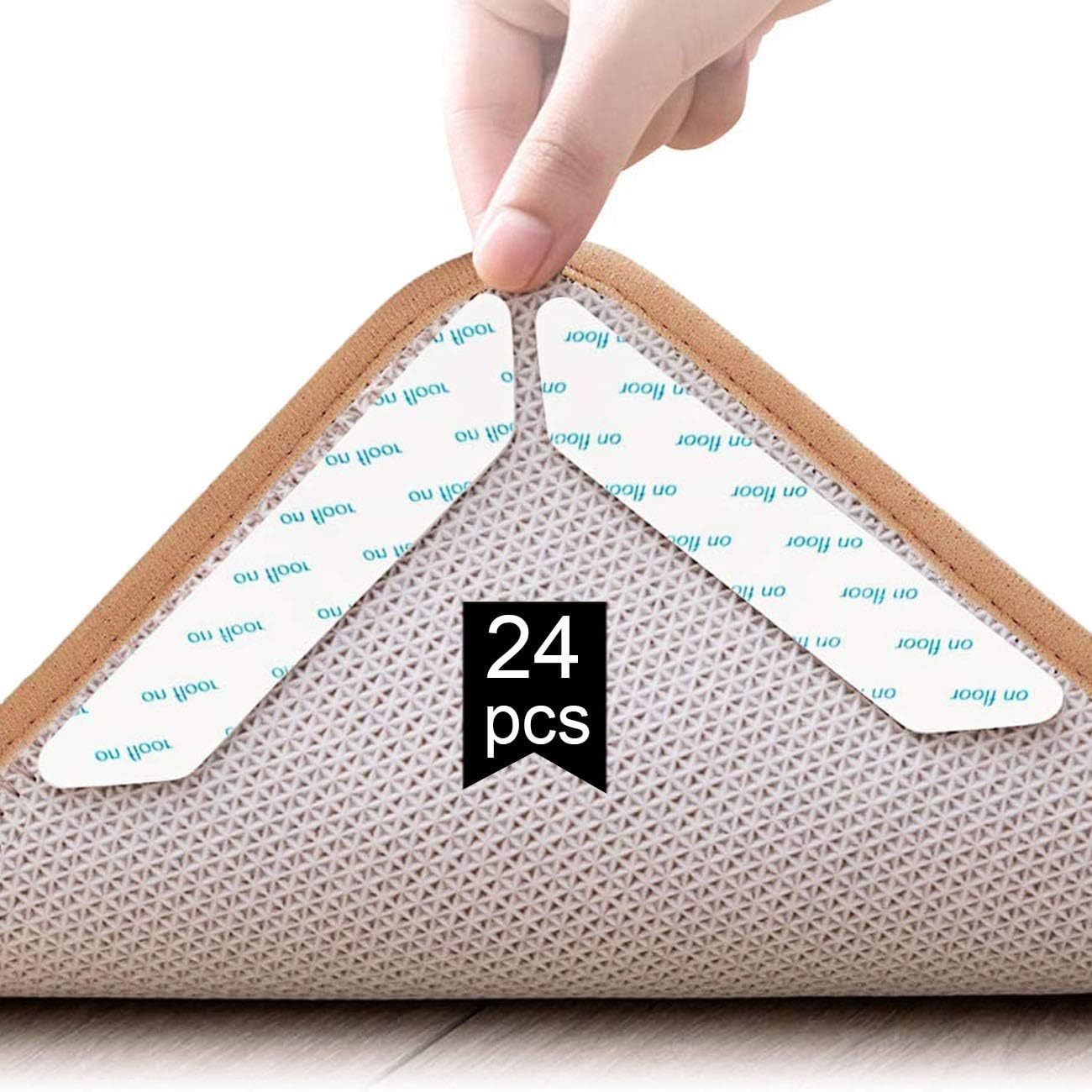 Adispotg 24 db kétoldalas csúszásgátló szőnyegalátét, mosható - Image 1