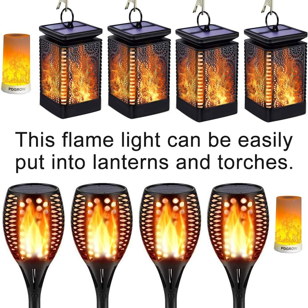 PDGROW USB-s LED lángeffekt lámpa távirányítóval, vízálló, kül- és beltérre - Image 4