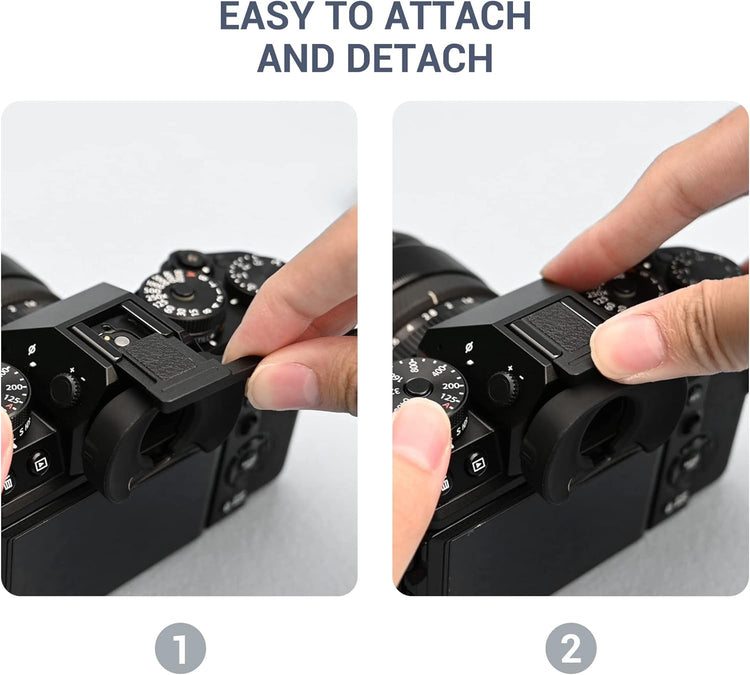 Fujifilm X-T5, X-T4, X-T3 fém hüvelykujjtámasz - JJC markolat javító kiegészítő - Image 4