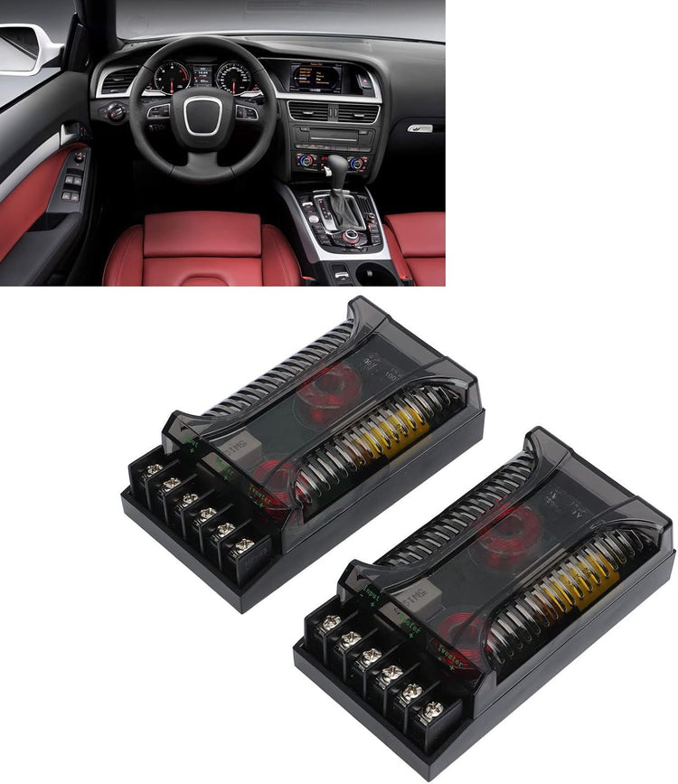 Univerzális 300W-os 2-utas autó hangszóró crossover szett (2db) - Image 9