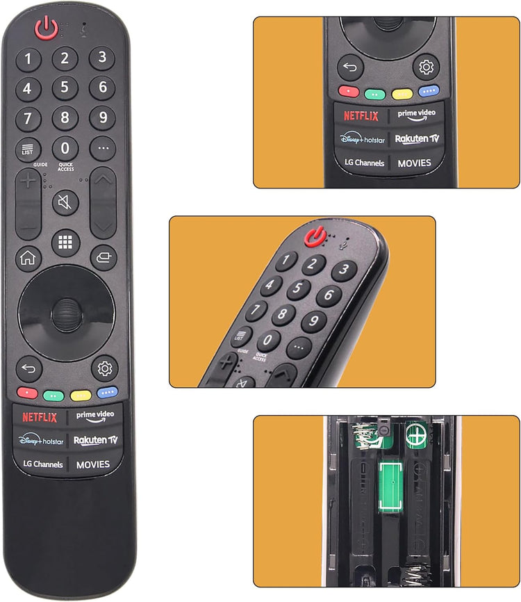 LG Smart TV távirányító - AN-MR21GA helyettesítő, Netflix és Prime gombokkal - Image 4