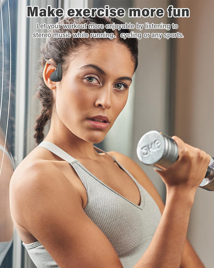 SANOTO csontvezető Bluetooth 5.3 sport fülhallgató, vízálló, összecsukható, könnyű - Image 7