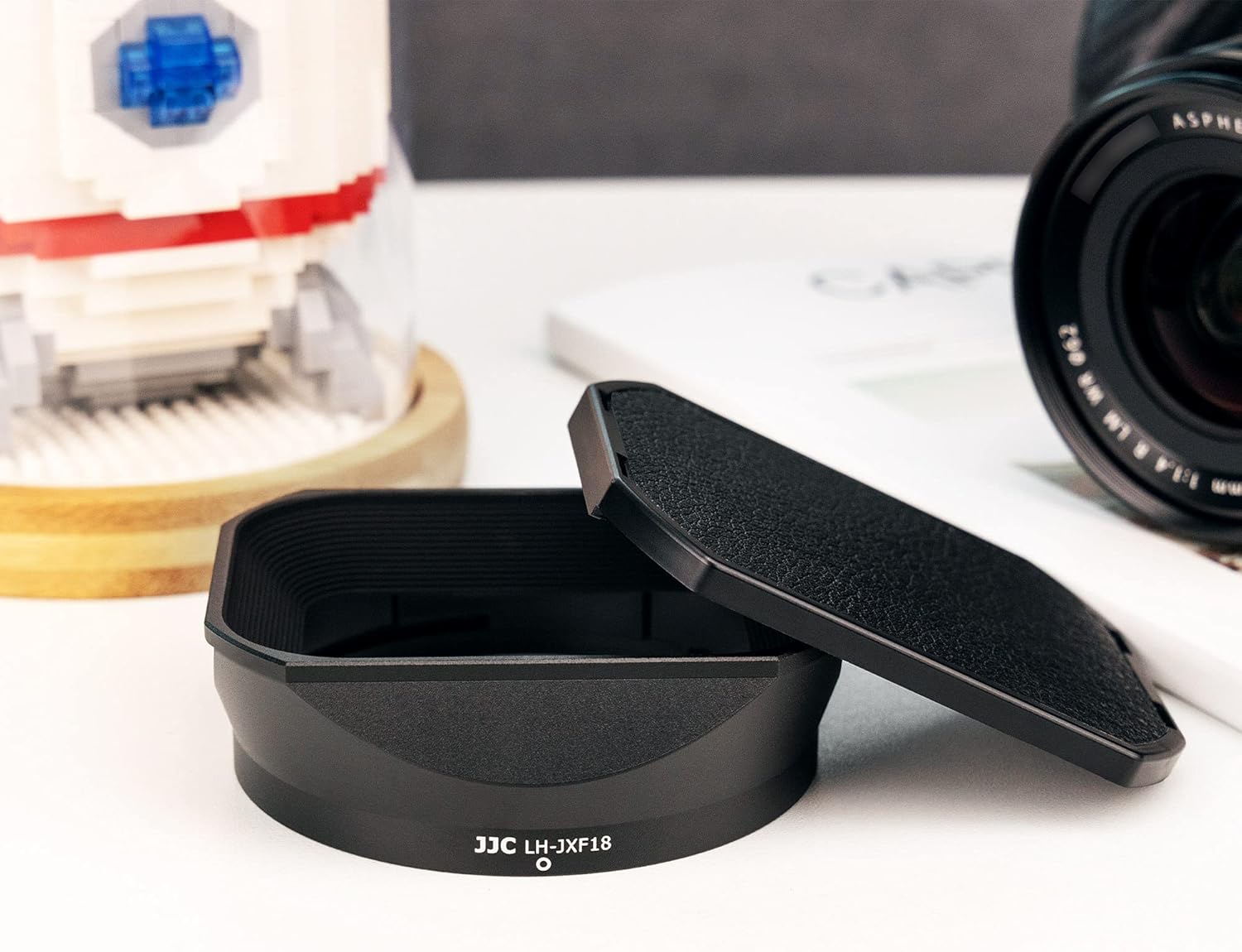 Fujifilm XF18mm F1.4 objektívhez JJC fém napellenző lencsevédővel - Image 9