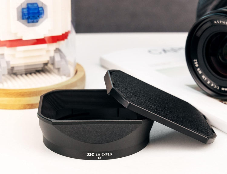 Fujifilm XF18mm F1.4 objektívhez JJC fém napellenző lencsevédővel - Image 9
