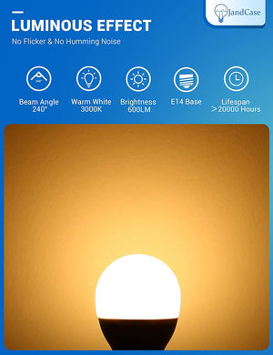 Philips E14 LED izzó, 6W, meleg fehér, 6 db-os csomag - Image 3