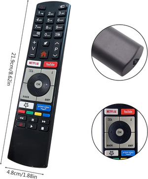 Telefunken távirányító - YouTube és Netflix gombos, 4K Ultra HD TV-khez, egyszerű használat - Image 4