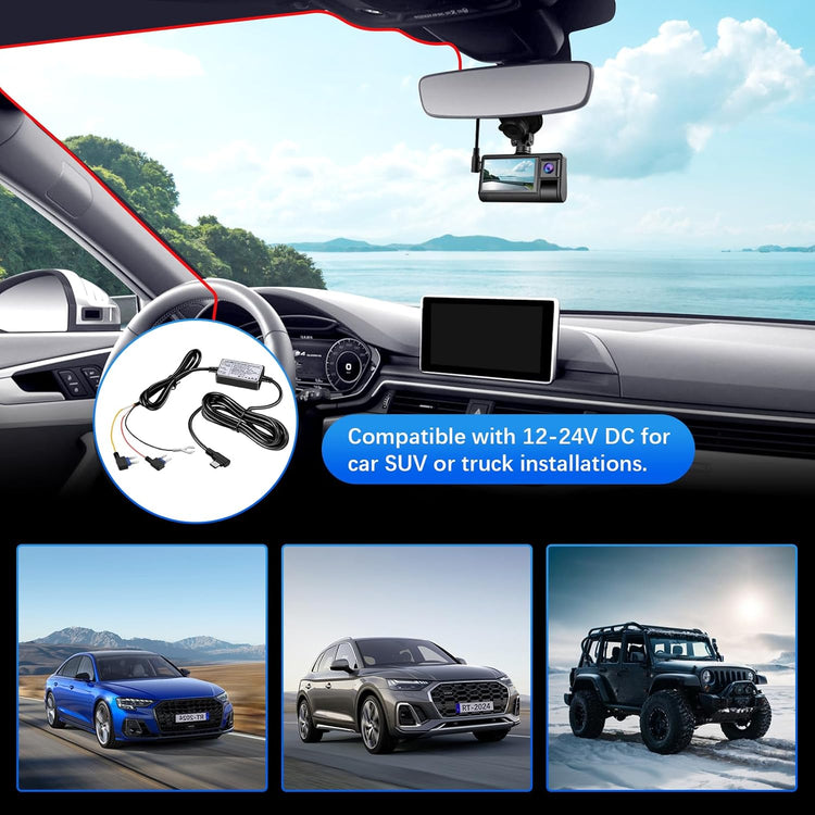 rangetour kábelkészlet parkoló módhoz - Range Tour USB-C hardwire kit 12V-24V - Image 8