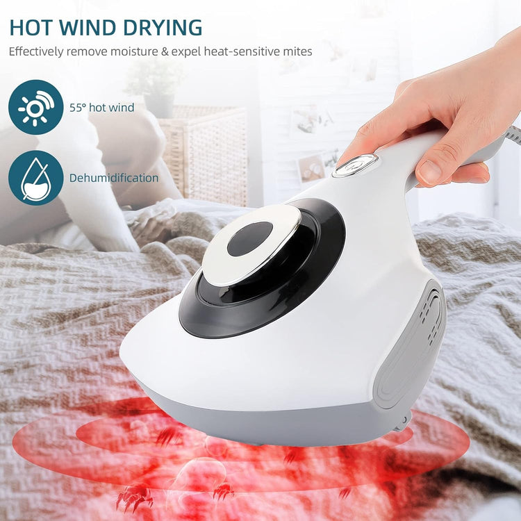 Atkamentesítő UV-C kézi porszívó HEPA szűrővel, allergénszűrés ágyhoz, ruhához - Image 6