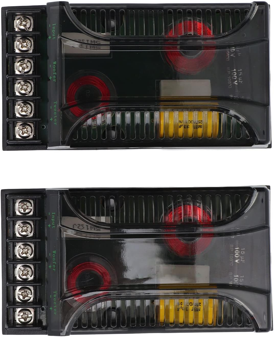Univerzális 300W-os 2-utas autó hangszóró crossover szett (2db) - Image 8