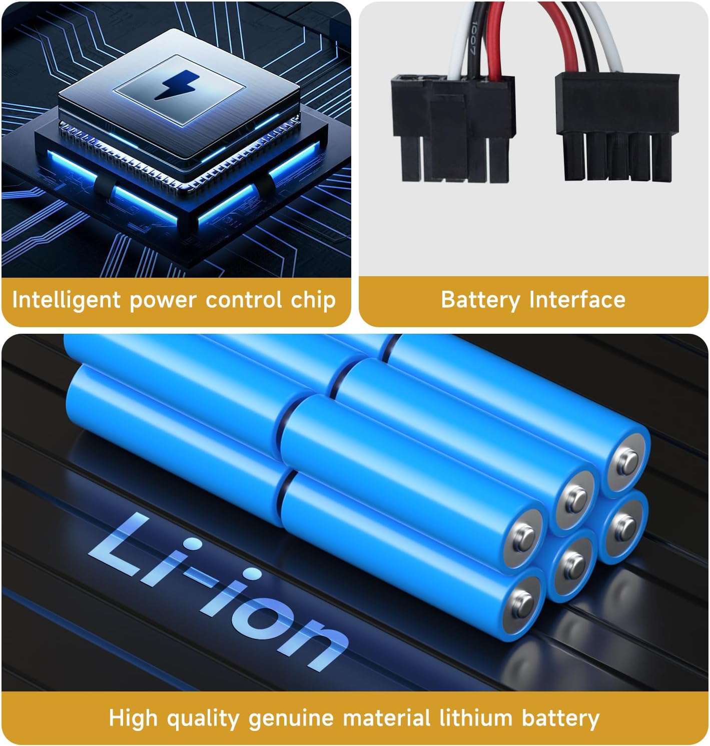 Mspalocell 6200mAh akkumulátor Wyze és Viomi robotporszívókhoz - Image 5