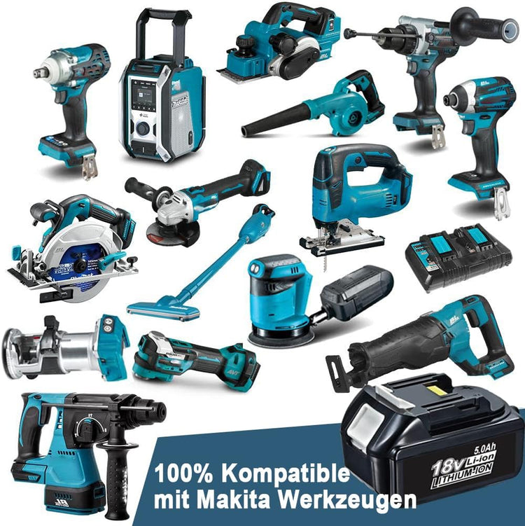 Makita 18V 5,0Ah Li-Ion akkumulátor - VANTTECH 2db helyettesítő akku BL1850B kompatibilis - Image 7