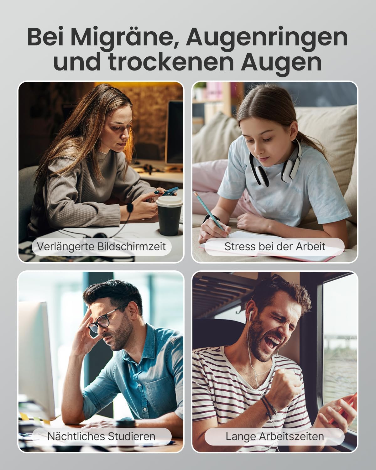 RENPHO Eyeris 1 Bluetooth-os szemmasszírozó melegítéssel és zenével - Ajándékötlet - Image 7