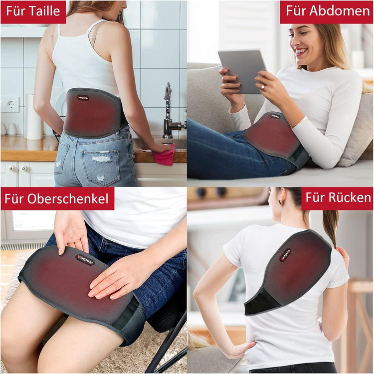 ComfyTemp vezeték nélküli vibromaszázsos derékfűtő öv, 3 fokozatú, 5000mAh akkus - Image 7