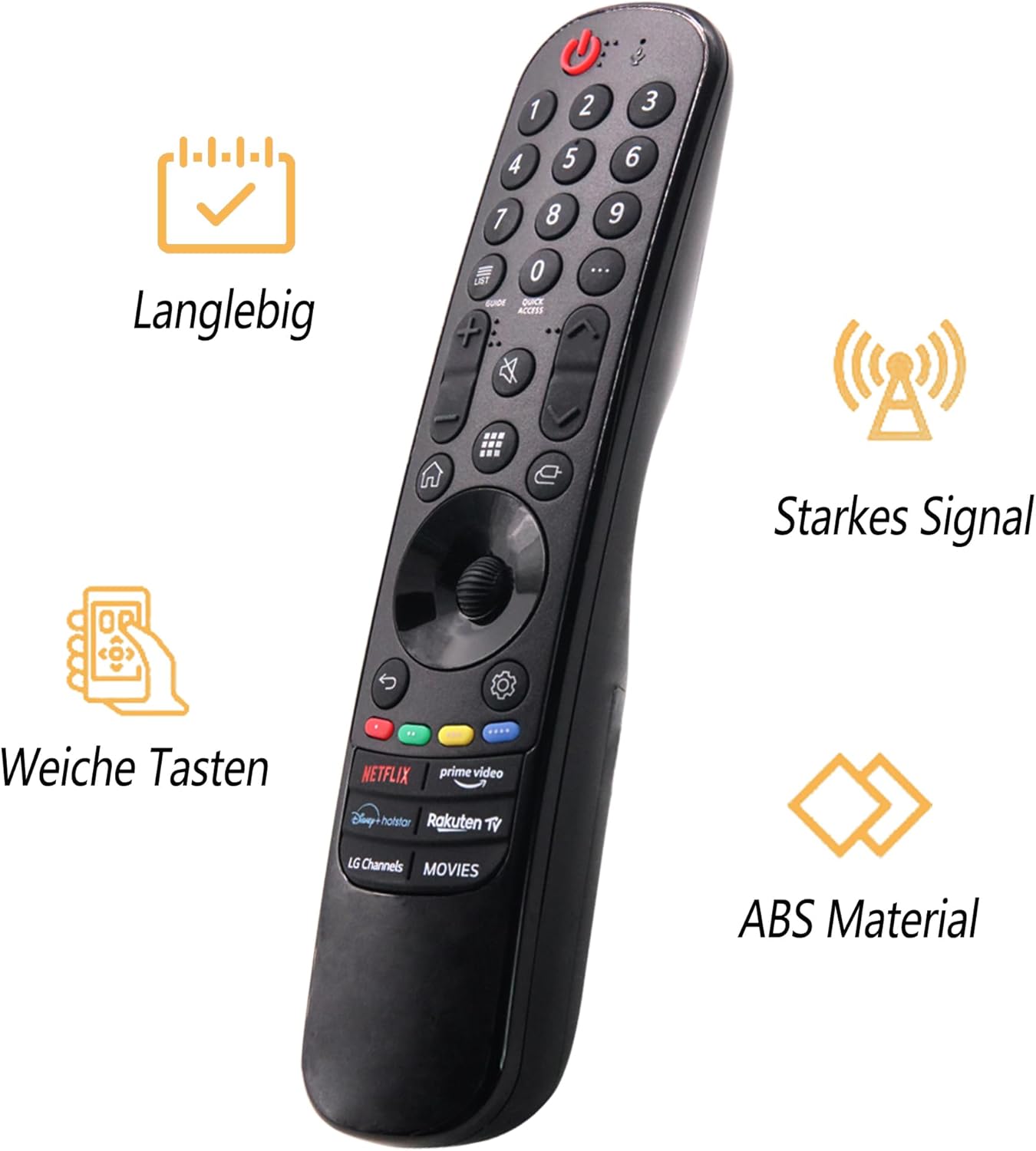 LG Smart TV távirányító - AN-MR21GA helyettesítő, Netflix és Prime gombokkal - Image 3