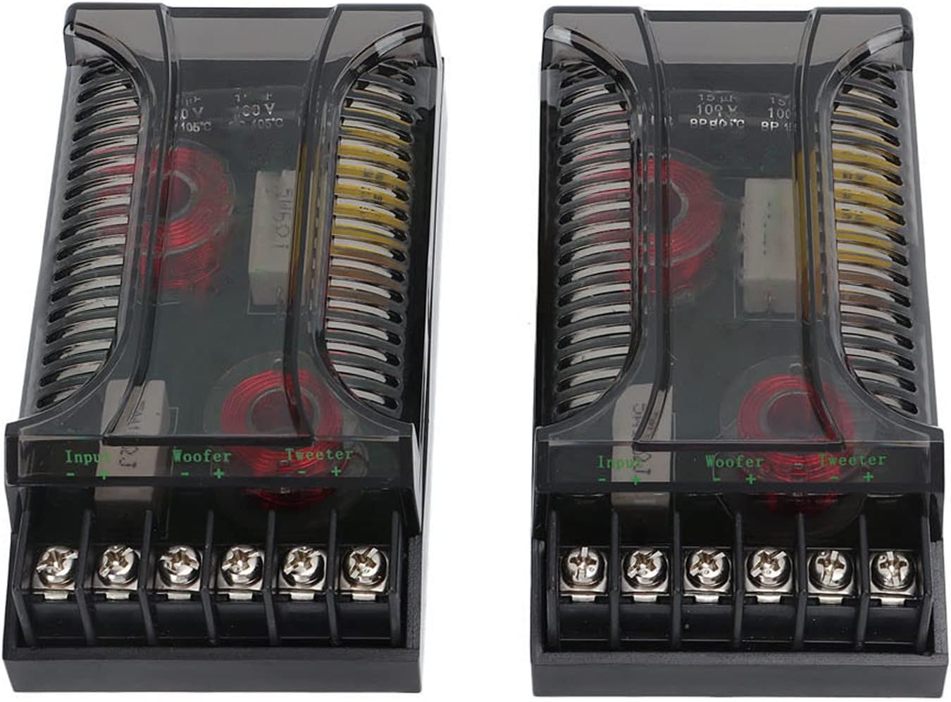 Univerzális 300W-os 2-utas autó hangszóró crossover szett (2db) - Image 1