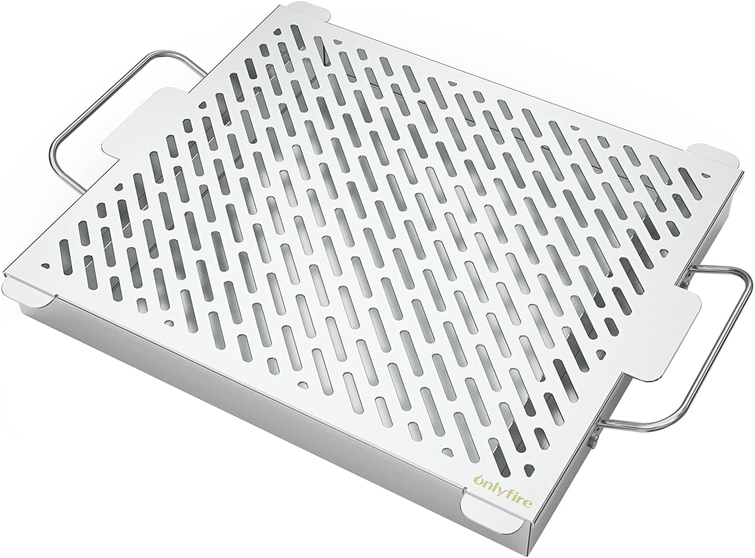 OnlyFire füstölő grillserpenyő vízadagolóval, gáz- és faszenes grillhez - Image 1