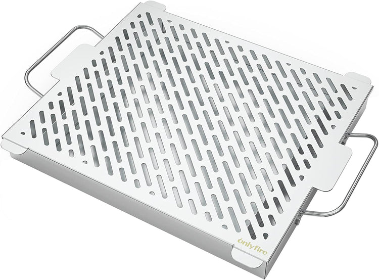 OnlyFire füstölő grillserpenyő vízadagolóval, gáz- és faszenes grillhez - Image 1