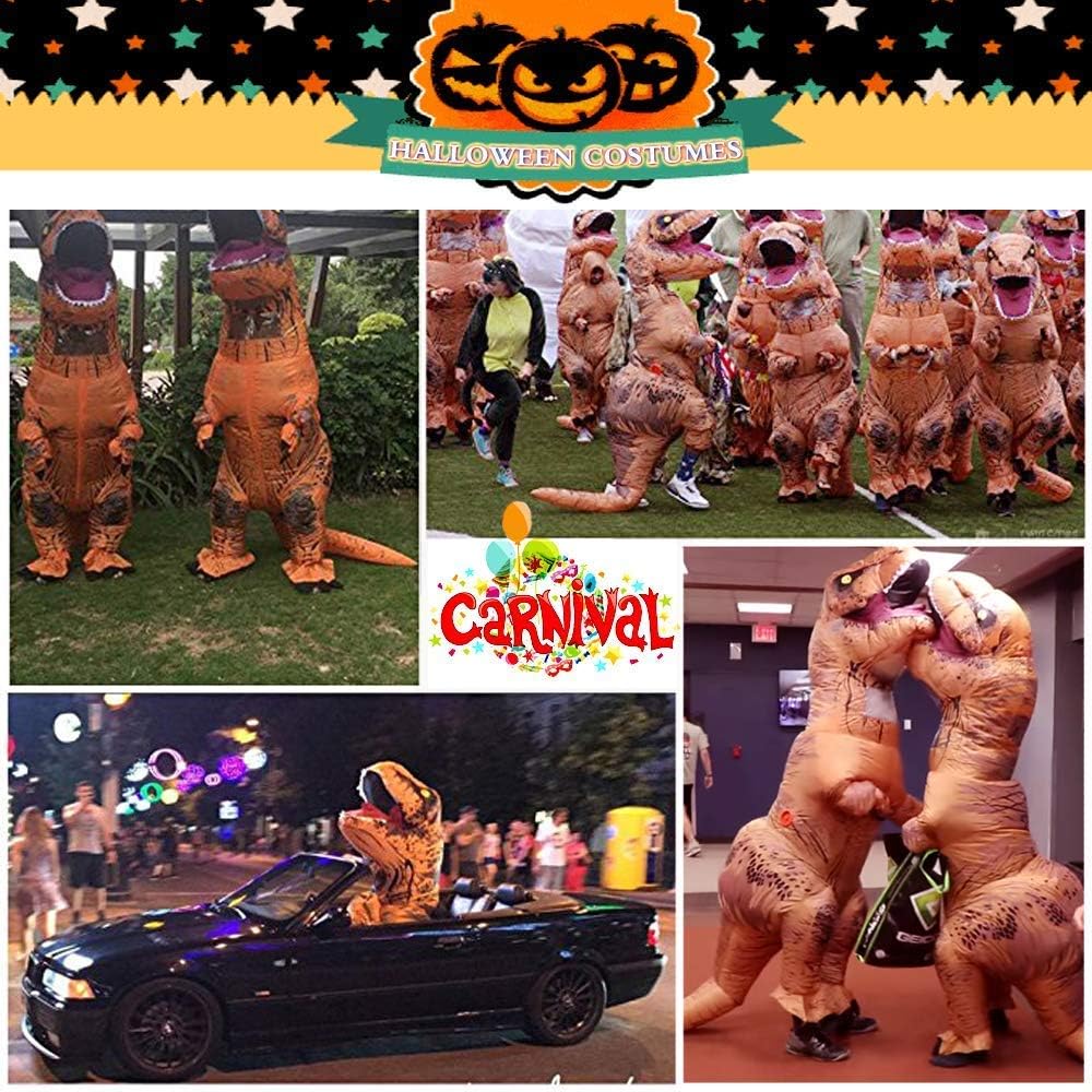 T-Rex Felfújható Dinoszaurusz Jelmez Felnőtteknek - Karneváli Dínó Kosztüm - Image 6