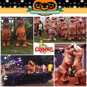T-Rex Felfújható Dinoszaurusz Jelmez Felnőtteknek - Karneváli Dínó Kosztüm - Image 6
