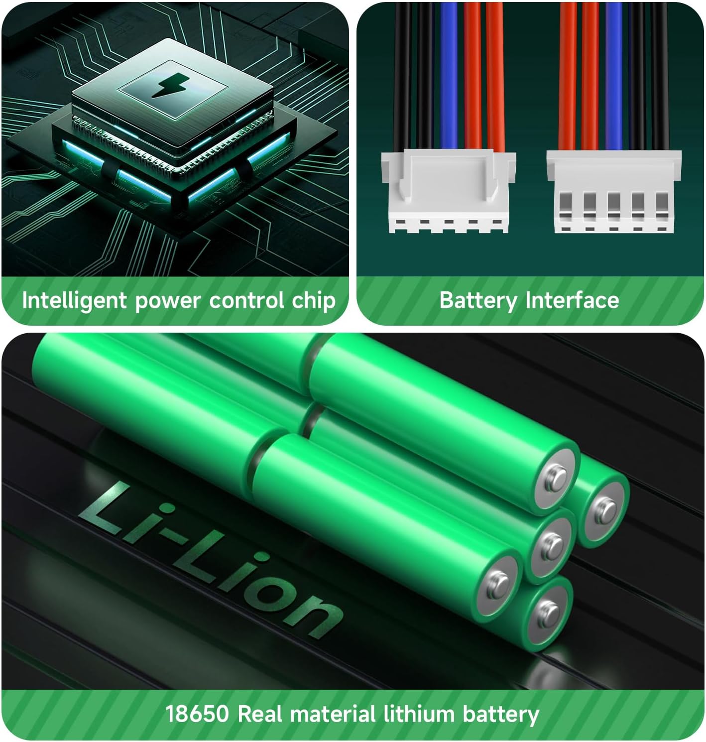 Yeedi és Ecovacs robotporszívókhoz 14.4V 6500mAh akkumulátor - Mspalocell - Image 9