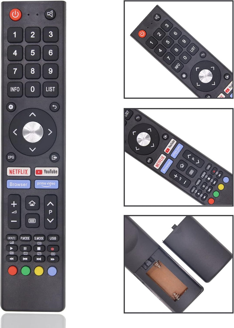 OK. ODL24771HN-TAB távirányító Netflix és YouTube gombokkal - FOXRMT univerzális távirányító Changhong Chiq TV-khez - Image 5