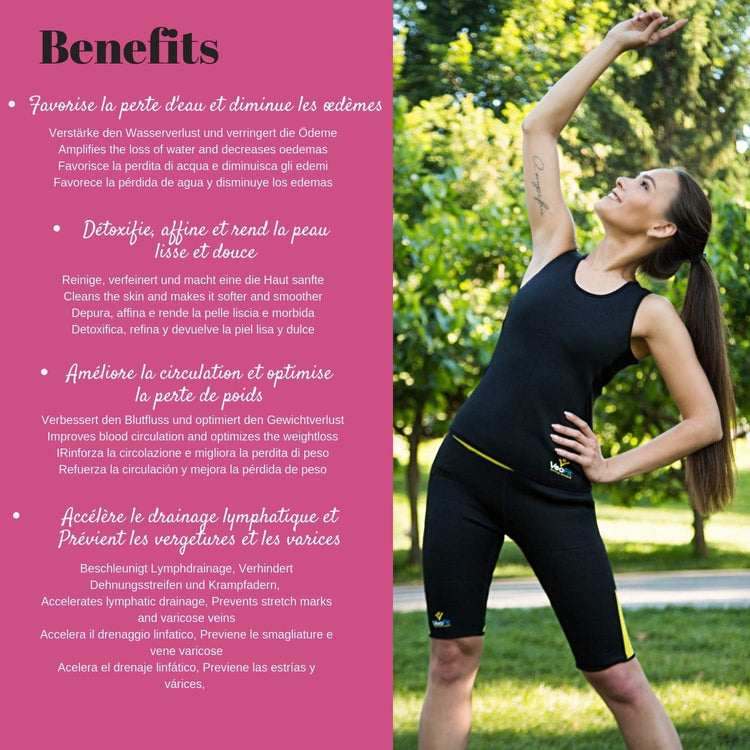 VeoFit női fogyasztó rövidnadrág - Lapos has, karcsú comb, feszes fenék - M méret + Edzésterv és étkezési tippek - Image 5
