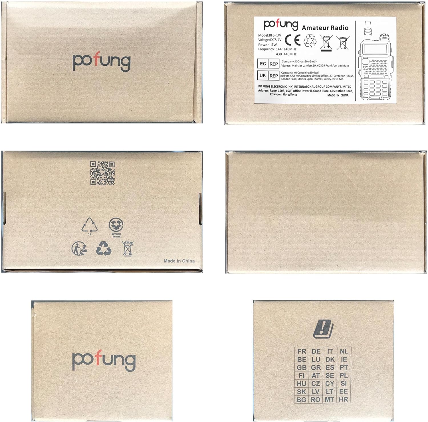 Pofung BF5RUV Kétsávos Walkie-Talkie VHF/UHF Amatőr Rádió USB Töltővel és Programozókábellel - Image 7