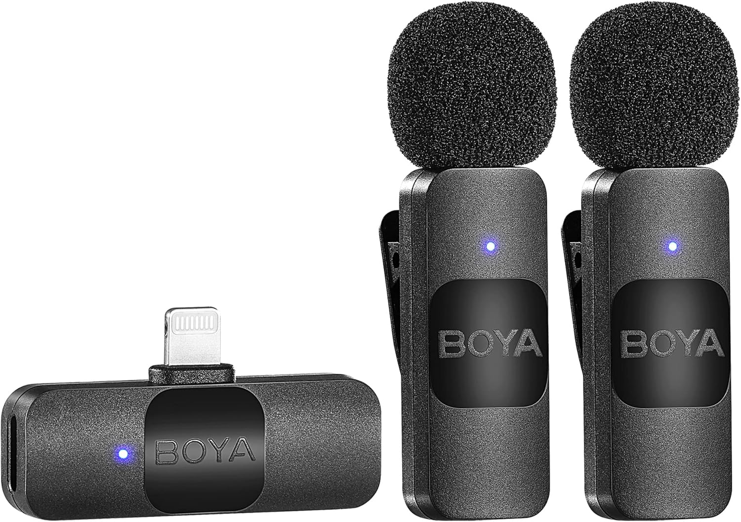 Boya BY-V2 vezeték nélküli csíptetős mikrofon iPhone-hoz, iPad-hez, iOS eszközökhöz - Image 1