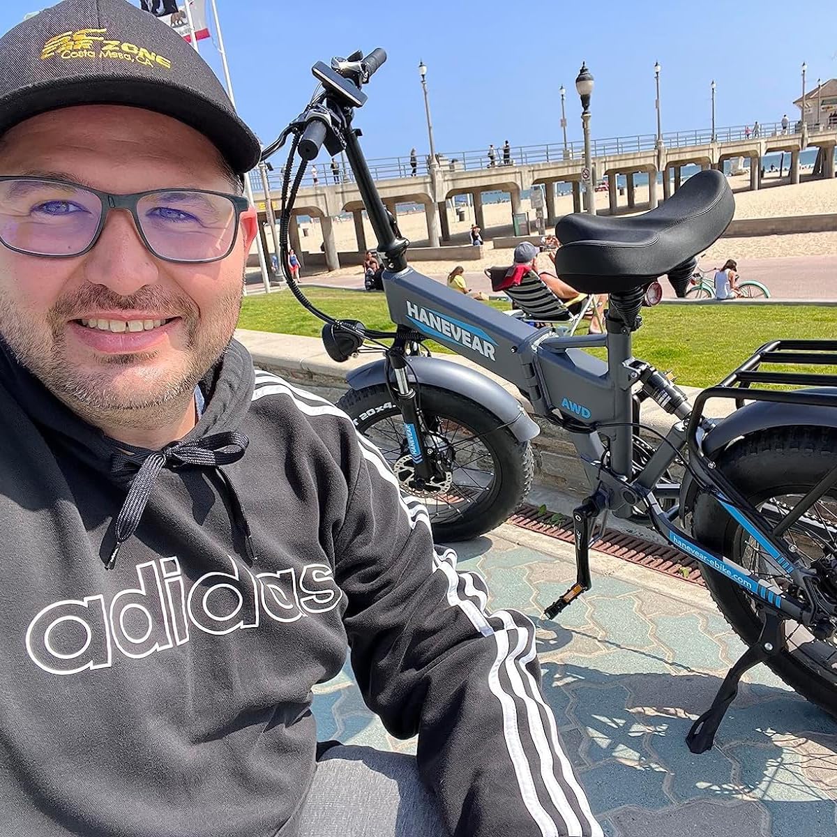 Ergonomikus XXL kerékpárülés - Kényelmes, széles nyereg férfiaknak és nőknek, e-bike és szobakerékpár kompatibilis - Image 2