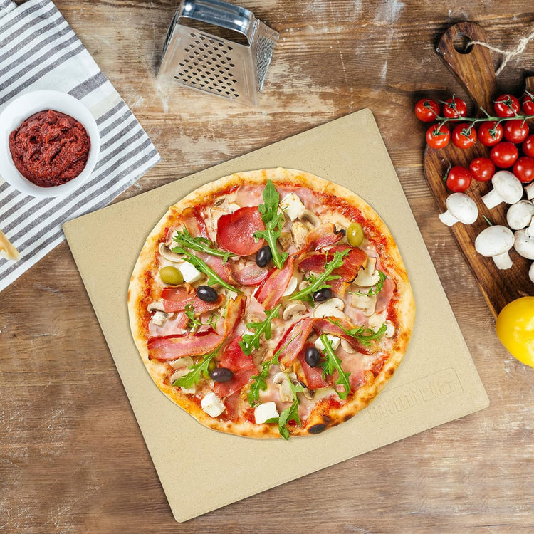 Mimiuo négyzetes pizzakő sütőhöz és grillhez, 33 cm, Ooni kompatibilis - Image 5