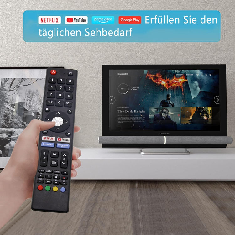 OK. ODL24771HN-TAB távirányító Netflix és YouTube gombokkal - FOXRMT univerzális távirányító Changhong Chiq TV-khez - Image 4