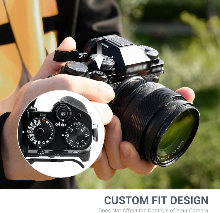 Fujifilm X-T5, X-T4, X-T3 fém hüvelykujjtámasz - JJC markolat javító kiegészítő - Image 5