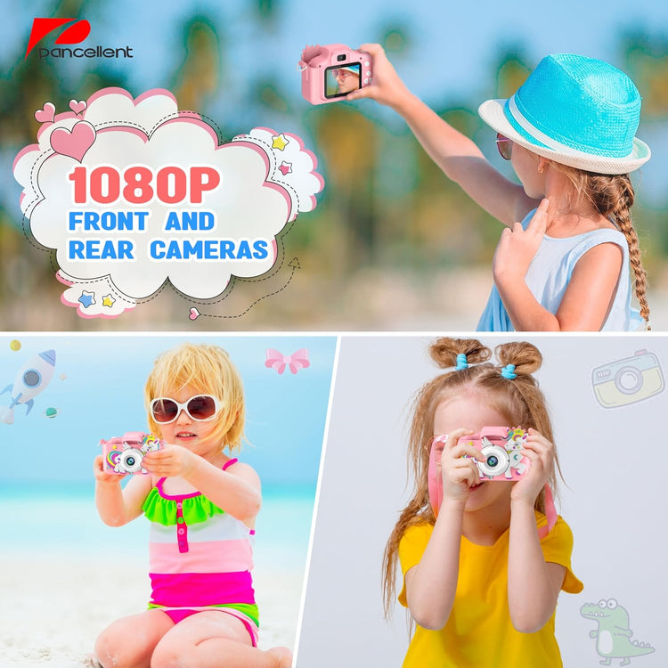 Pancellent 1080P gyerekkamera 32GB kártyával, 2" kijelzővel, 3-12 éves fiúknak és lányoknak - Image 5