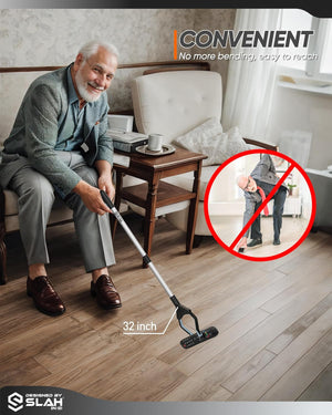 SLAH 81 cm-es forgatható alumínium szemétszedő fogó időseknek és mozgáskorlátozottaknak - Image 7