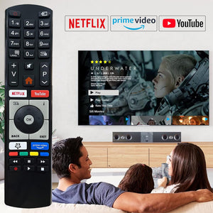 Telefunken távirányító - YouTube és Netflix gombos, 4K Ultra HD TV-khez, egyszerű használat - Image 6